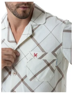 Coast Clothing Co Oaklahoma Pyjama Set in Oatmeal
