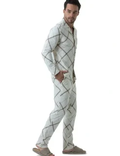Coast Clothing Co Oaklahoma Pyjama Set in Oatmeal