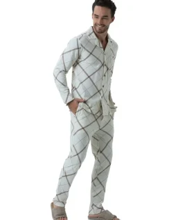 Coast Clothing Co Oaklahoma Pyjama Set in Oatmeal