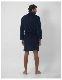 Coast Clothing Co Oslo Dressing Gown in Navy