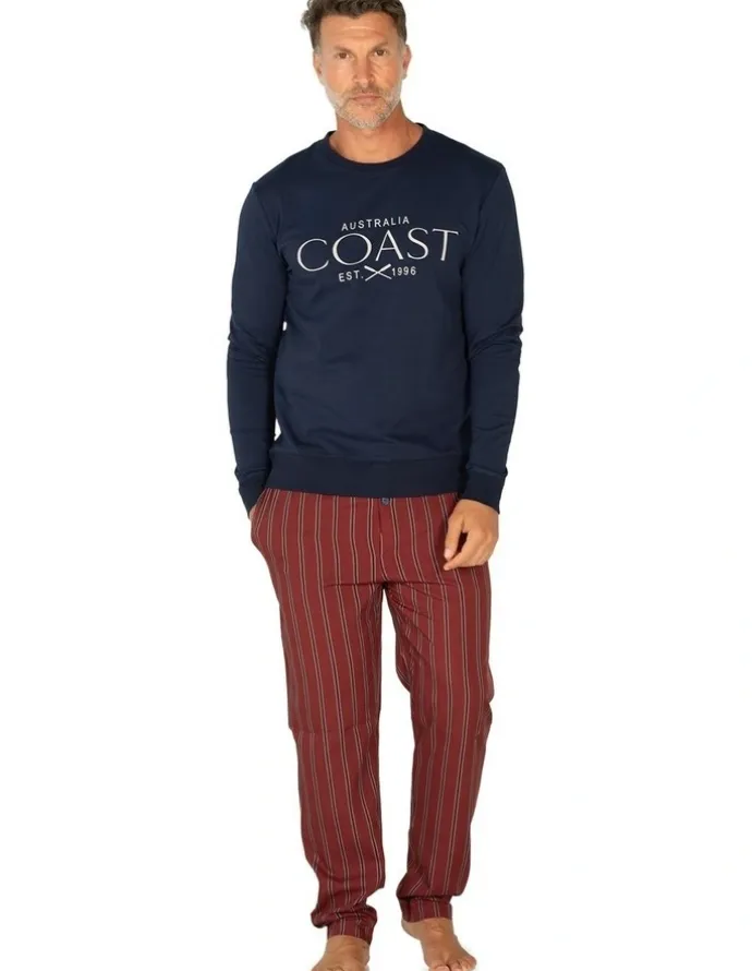 Coast Clothing Co Perth Winter Pyjama in Navy