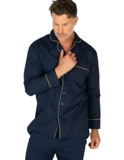Coast Clothing Co Portsea Button Payjama Set in Navy
