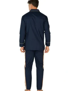 Coast Clothing Co Portsea Button Payjama Set in Navy