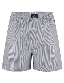 Coast Clothing Co Woven Multi Boxers Two Pack in Blue