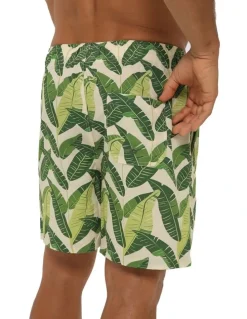 Coast Clothing Co Ecuador Swim Shorts in Green Patent