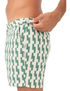 Coast Clothing Co Elm Rock Swim Shorts in Green