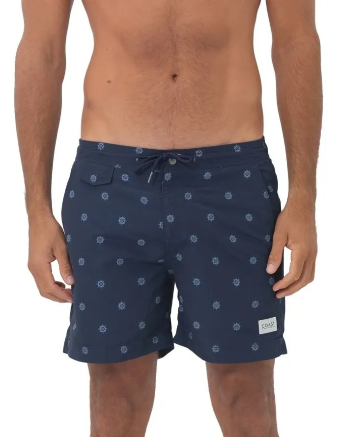Coast Clothing Co Helms Swim Shorts in Navy