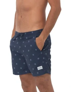 Coast Clothing Co Helms Swim Shorts in Navy
