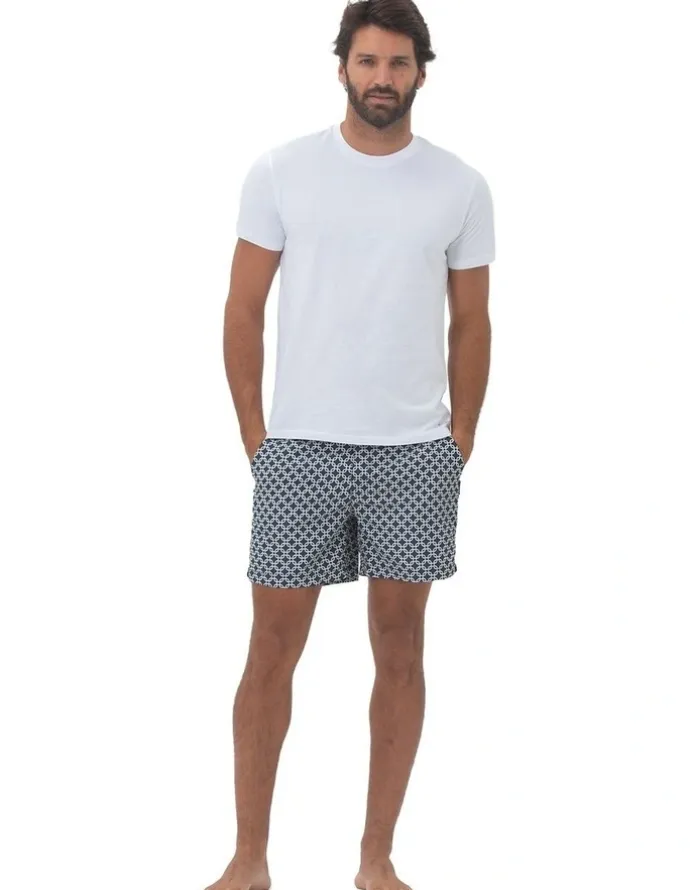 Coast Clothing Co Iris Square Swim Shorts in Navy