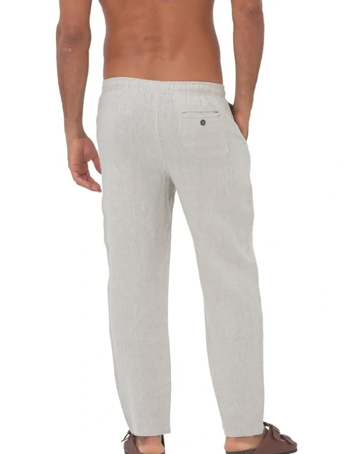 Coast Clothing Co Linen Pants in Sand