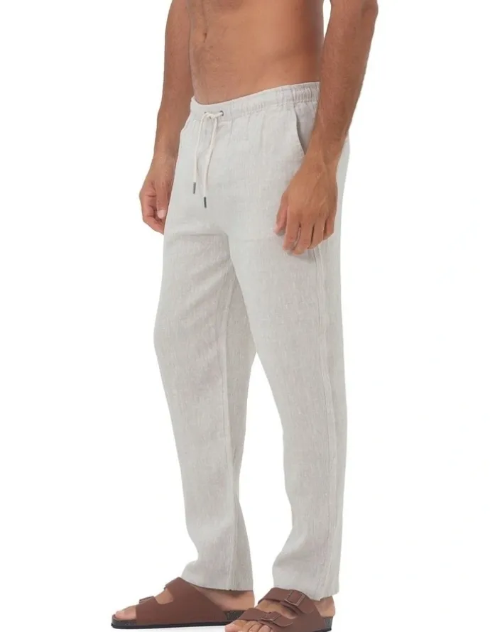 Coast Clothing Co Linen Pants in Sand