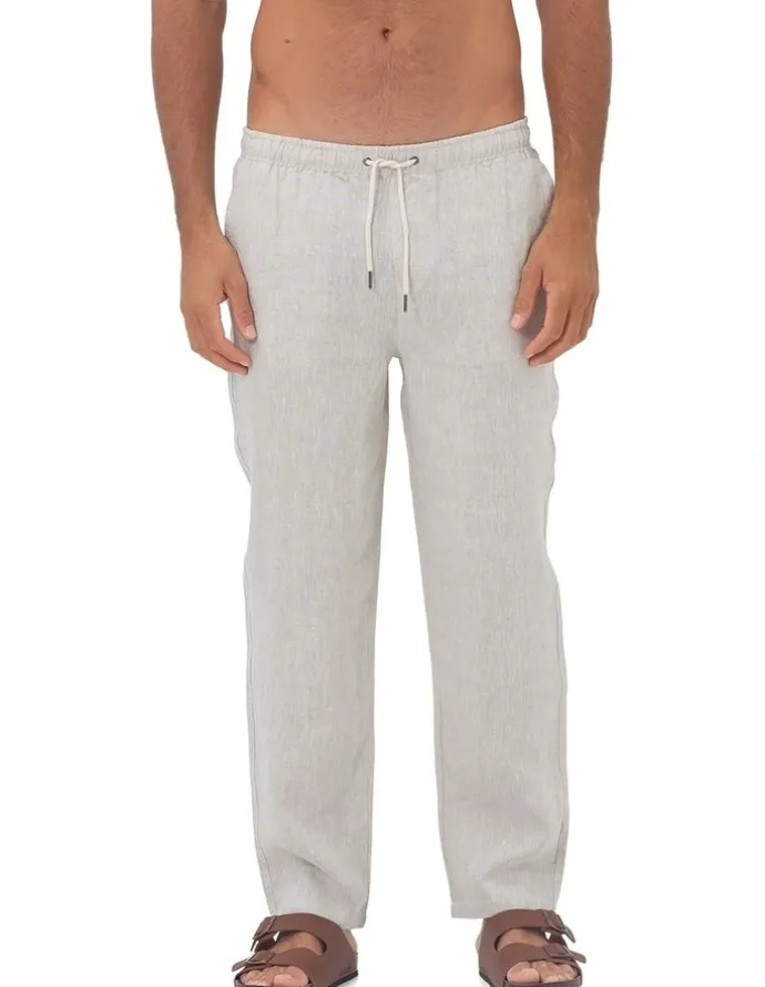 Coast Clothing Co Linen Pants in Sand