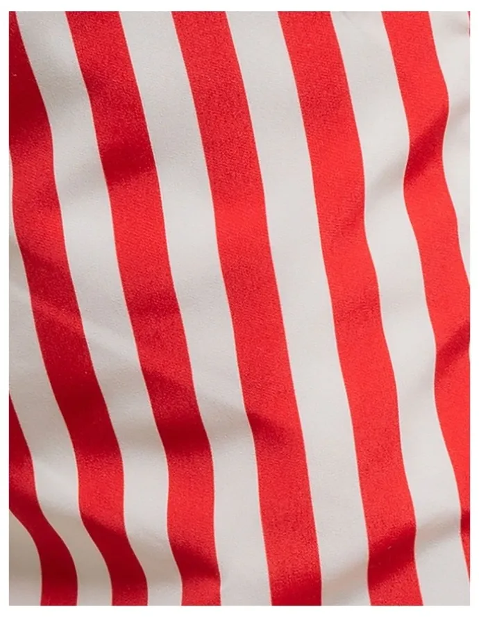 Coast Clothing Co Marseille Premium Swim Shorts in Red