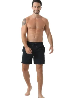 Coast Clothing Co Mens Essential Swim Shorts in Black