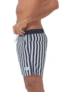 Coast Clothing Co Monaco Premium Swim Shorts in Navy