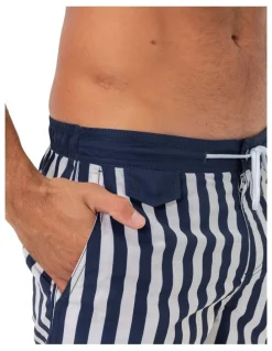 Coast Clothing Co Monaco Premium Swim Shorts in Navy
