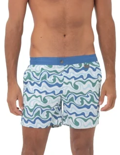 Coast Clothing Co Palm Springs Swim Shorts in Blue