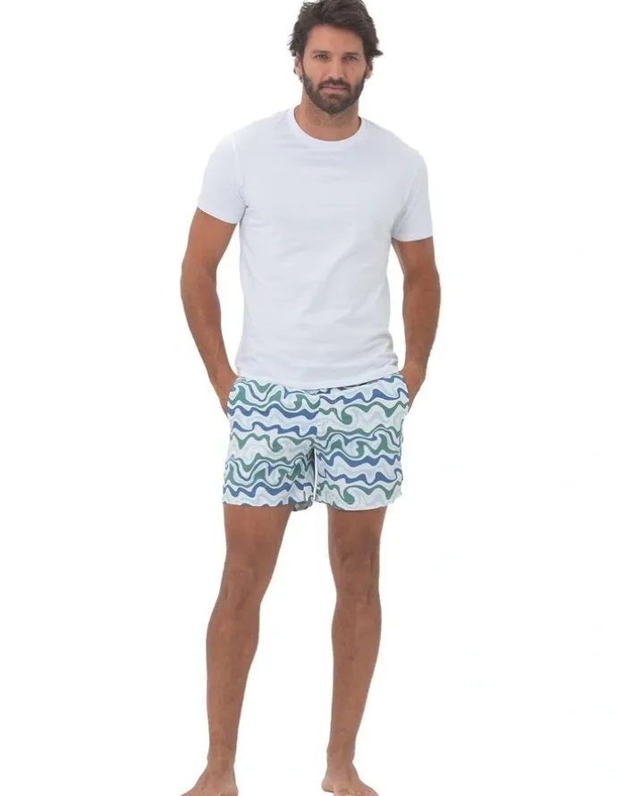 Coast Clothing Co Palm Springs Swim Shorts in Blue