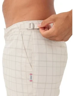 Coast Clothing Co Sandbar Mens Swim Short in Beige