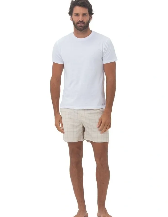 Coast Clothing Co Sandbar Mens Swim Short in Beige