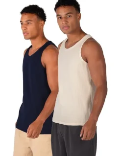 Coast Clothing Co Tank Tops 2 Pack in Multi