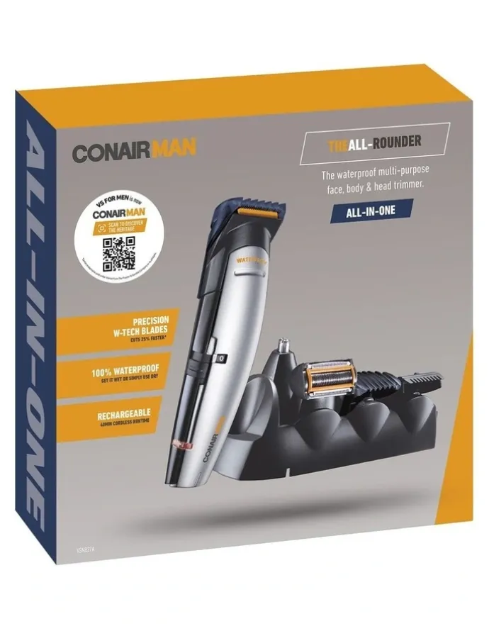 ConairMan The All Rounder VSM837A Trimmer Set in Silver