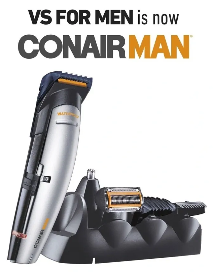 ConairMan The All Rounder VSM837A Trimmer Set in Silver