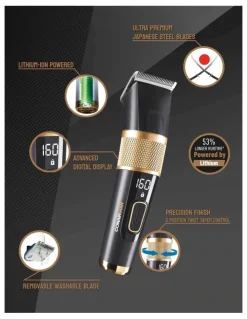 ConairMan The XPERT Clip Hair Clipper Kit In Blue/Gold Vsm990A