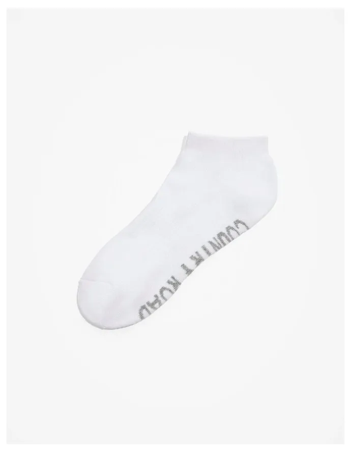 Country Road Ankle Sock in White