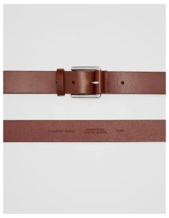 Country Road Bradley Belt in Dark Tan
