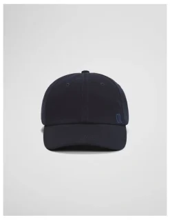 Country Road Cotton Pique Logo Cap in Navy