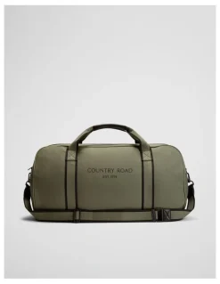Country Road Logo Tote in Moss Green