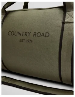Country Road Logo Tote in Moss Green