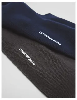 Country Road No Show Sock Pack of 3 in Multicolour