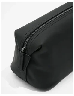 Country Road Recycled Blend Logo Wash Bag in Black