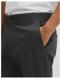 Country Road Regular Fit Travel Trouser in Charcoal