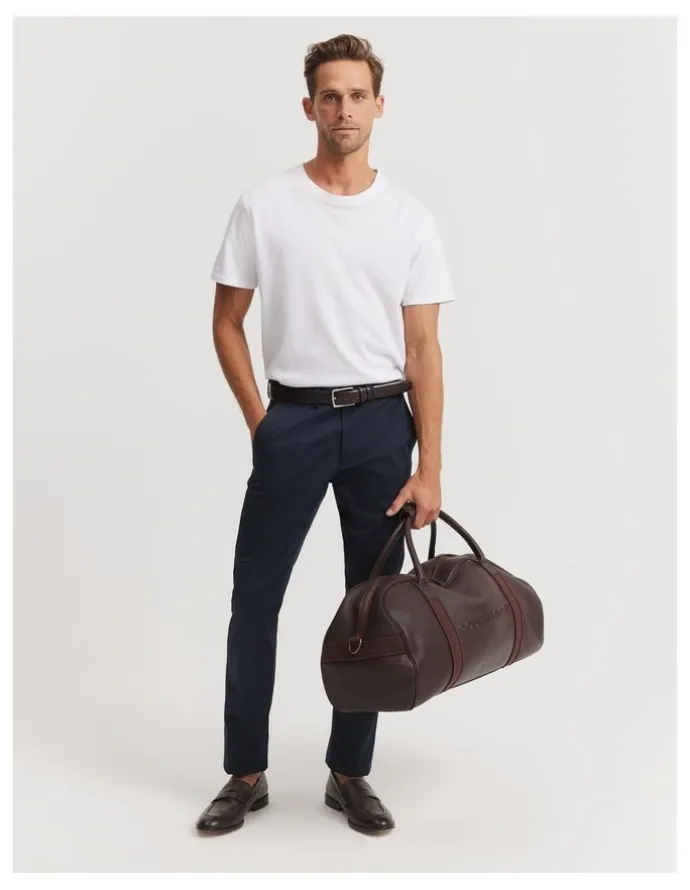 Country Road Regular Fit Travel Trouser in Ink