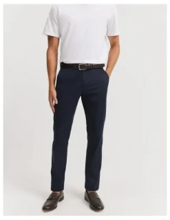 Country Road Regular Fit Travel Trouser in Ink