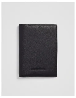 Country Road Rhys Passport Wallet in Black