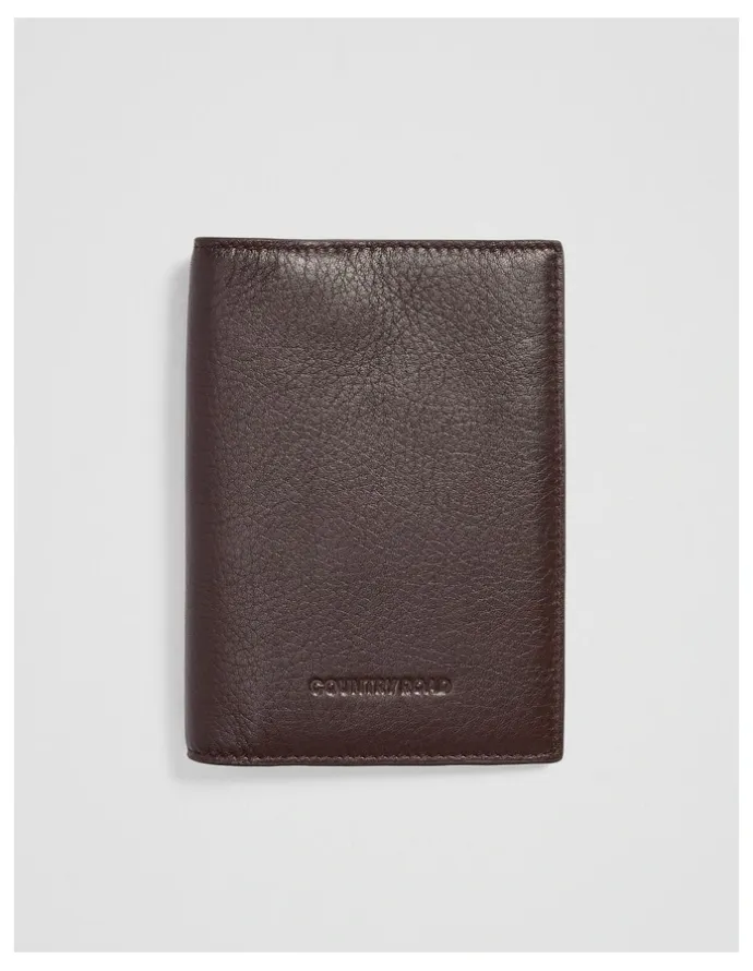 Country Road Rhys Passport Wallet in Chocolate