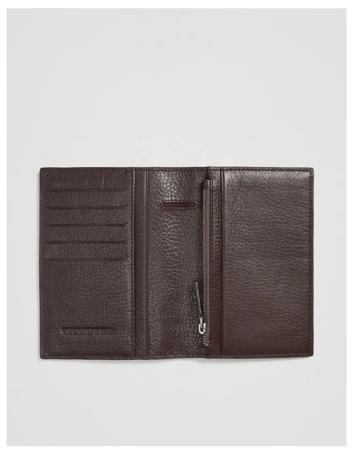 Country Road Rhys Passport Wallet in Chocolate
