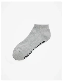 Country Road Ankle Sock in Light Grey