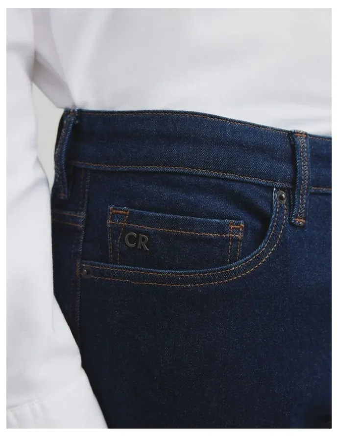 Country Road Australian Cotton Straight Leg Jean in Rinse Wash