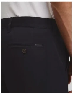 Country Road Australian Cotton Tapered Fit Stretch Chino in Jet Black