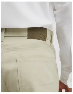 Country Road Australian Cotton Tapered Five Pocket Pant in Ash