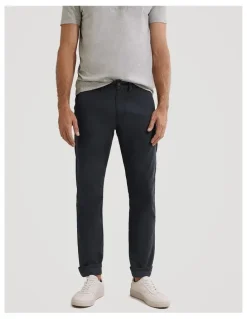 Country Road Australian Cotton Standard Fit Stretch Chino in Navy