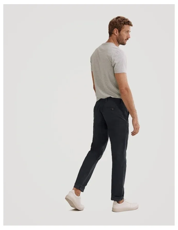 Country Road Australian Cotton Standard Fit Stretch Chino in Navy