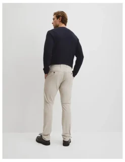 Country Road Australian Cotton Slim Fit Stretch Chino in Pebble