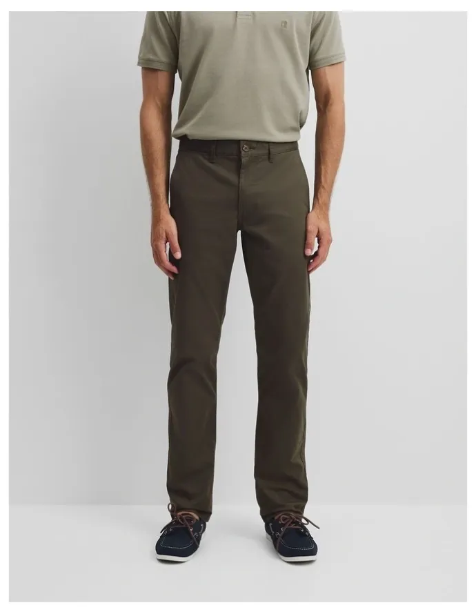 Country Road Australian Cotton Standard Fit Stretch Chino in Willow