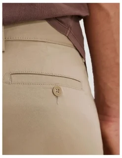 Country Road Australian Cotton Stretch Chino Short in Birch